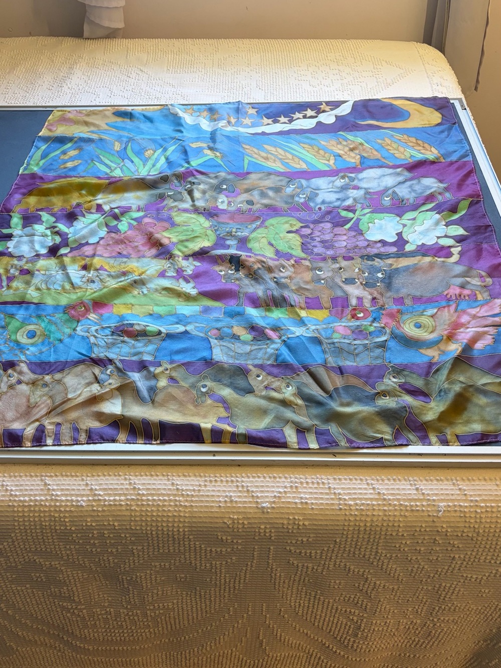 Silky Colorful Scarf